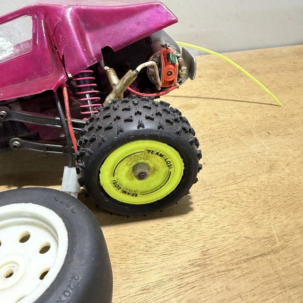 Vintage Team Losi JRX-Pro Buggy 1/10 RC Car Untested For Parts 90s Extras